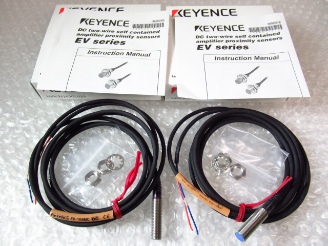 KEYENCE キーエンス 2線式近接センサ EV-108MC 2個セット の買取情報