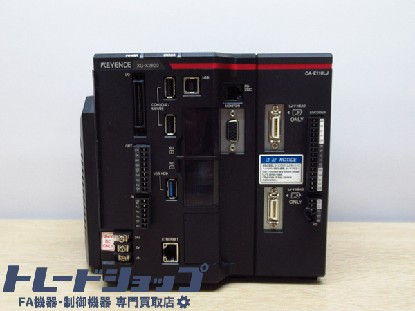 KEYENCE キーエンス XG-X2800 画像処理システム 3D ラインスキャンカメラ対応コントローラ CA-E110LJ セット