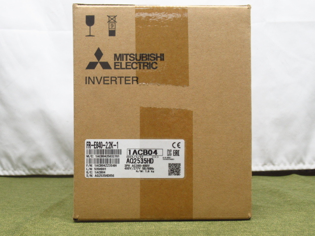 新品未使用 MITSUBISHI 三菱電機 FR-E840-2.2K-1 2025年製 インバーター