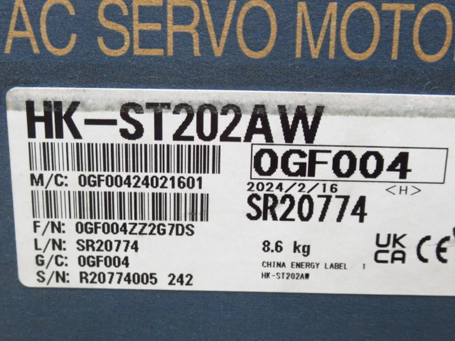 三菱電機 HK-ST202AW 銘板・型番刻印
