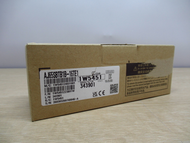 三菱電機 MITSUBISHI AJ65SBTB1B-16TE1 リモートI/Oユニット