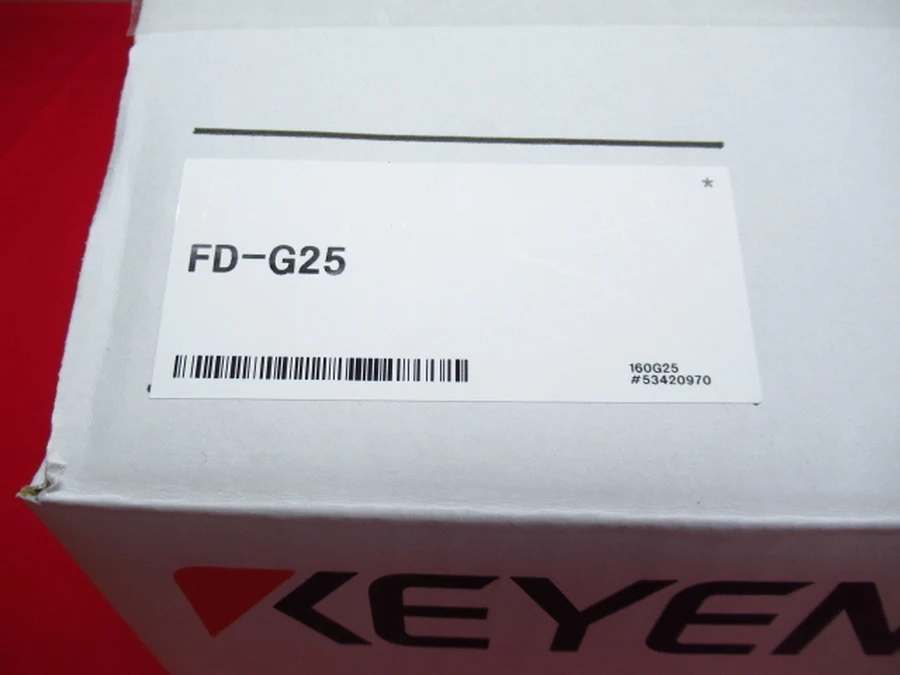キーエンス FD-G25 元箱型番銘板シール