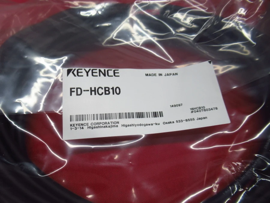 キーエンス FD-HCB10 未開封接続ケーブル袋・型番銘板