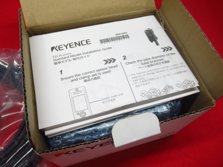 キーエンス FD-H20 元箱開封状態・標準モデル取扱説明書・本体保護梱包