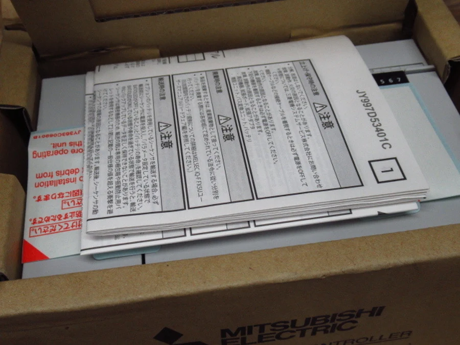 三菱電機 FX5U-32MR/ES 付属品 取扱説明書・施工注意書